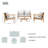 4 Piece Sofa Seating Group With Cushions
