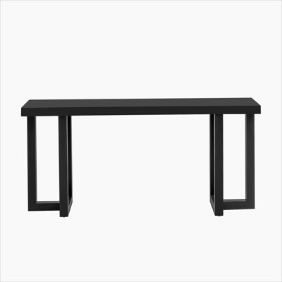 Console de conception géométrique avec pieds en pin massif, convient au vestibule, au couloir, au salon, à la chambre à coucher