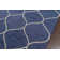 Tapis bleu en laine touffeté à la main Uchida