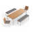 Stainless Steel/Natural Teak selected