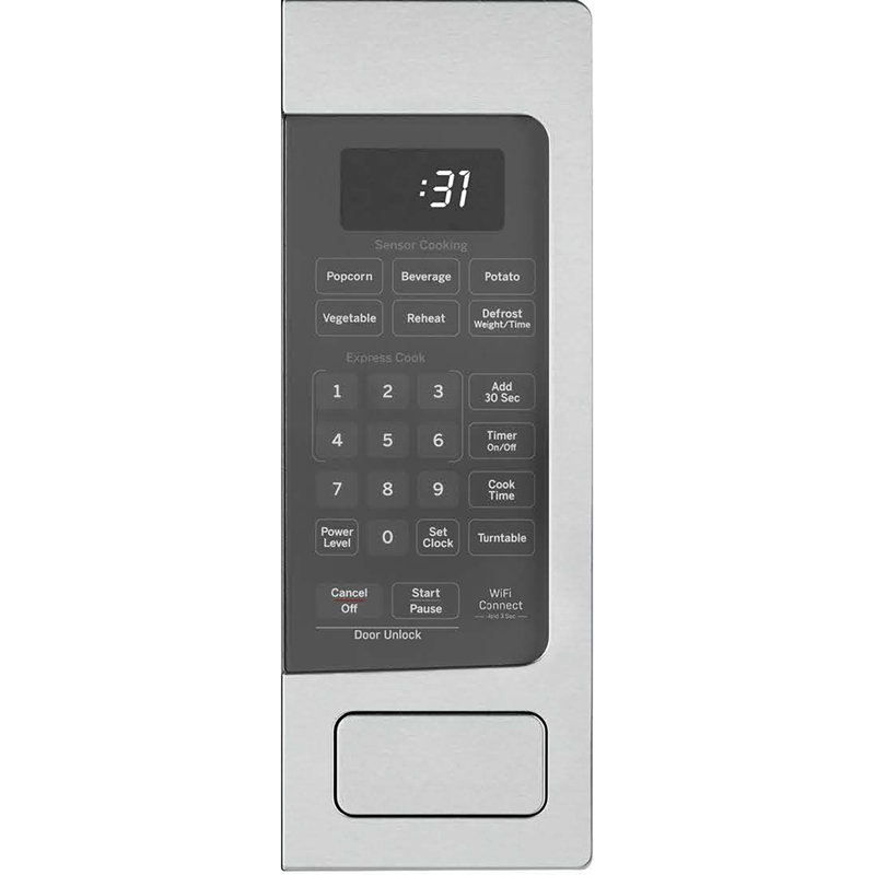 GE Profile 1.1 Cu. Ft. Countertop Microwave Oven, Stainless Steel