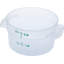 Contenant alimentaire rond 2 pintes - transparent-87119690