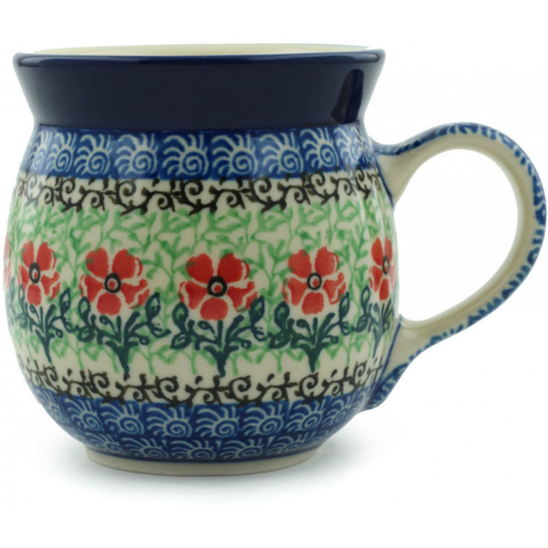 Tasse à bulles en grès poli 16 oz - Maraschino, 8