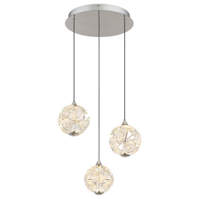 Bekam 1 - Light Chrome LED Pendant
