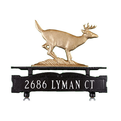 Metal Mailbox Sign