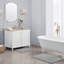 Laura Ashley Heathered Crochet Border Bath Rug-1447749536-1457098119