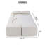 Canapé-lit pliable 2-en-1, canapé-lit convertible pliable sans os de 75 pouces, canapé-lit rembourré en mousse à mémoire de forme avec 2 coussins pour le salon-1034710772