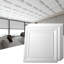 Tuile de plafond 24 po x 24 po 3D décorative en PVC pour le salon de la chambre à coucher, 144 pieds carrés Pi. / Boîte (ensemble de 36)-135829682