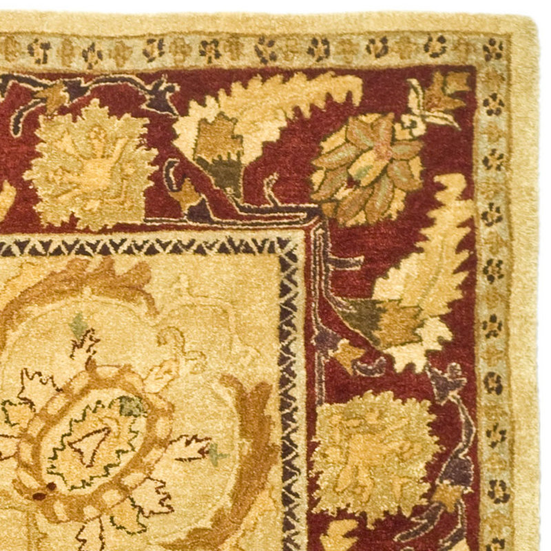 Ladd Wool Pile Oriental Rug, Rectangle 5'6" x 8'6"