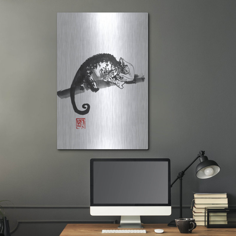 " Chameleon " by Pechane, 36" H x 24" W