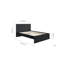 Marqita Kingsize (5') Panel Bed-87148006-87148007