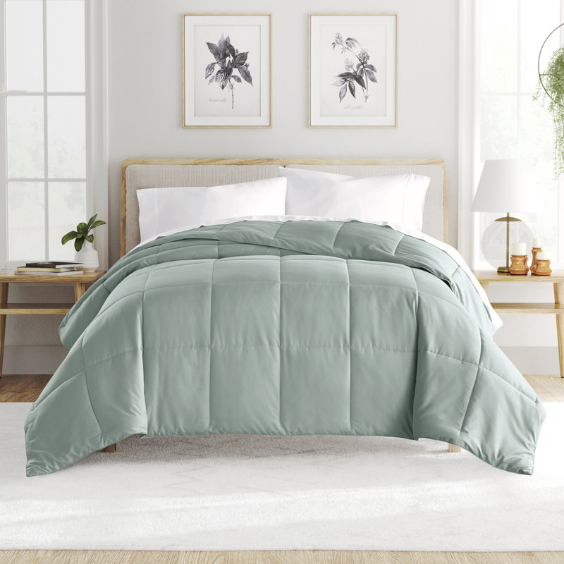 Édredon en duvet synthétique doux, Édredon simple, Eucalyptus