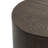 2-Piece Teardrop Drum Wood Side Tables Set in Walnut Finish