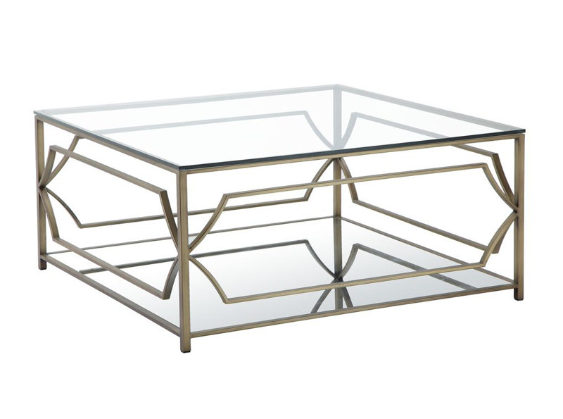 Edward Coffee Table, Brass