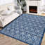 Tapis à poils courts, tapis à motif moderne antidérapant lavable à la machine pour le salon, la chambre à coucher et le bureau à domicile