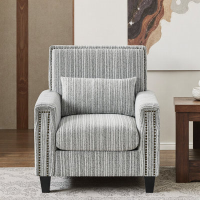 32.4" W Upholstered Accent Armchair