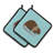 Caroline's Treasures Striped Polyester Potholder