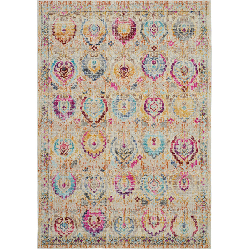 Lowndes Oriental Indoor Rug, Rectangle 2' x 4'