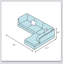 Ensemble de canapé modulaire, canapé en similicuir avec repose-pieds avec rangement gratuit-966132417-966132419