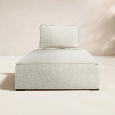 Mirri Outdoor Chaise In Textured Greige
