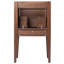 Corbin l 20 po x P 18 po x H 33 po Base de meuble-lavabo autoportant moderne à 1 tiroir seulement (lavabo non inclus), noyer-120328039