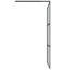 Parois de douche noirs 39,37 x 76,77 po, verre et aluminium-89866032-89866028