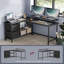 Metal Base Computer Desk