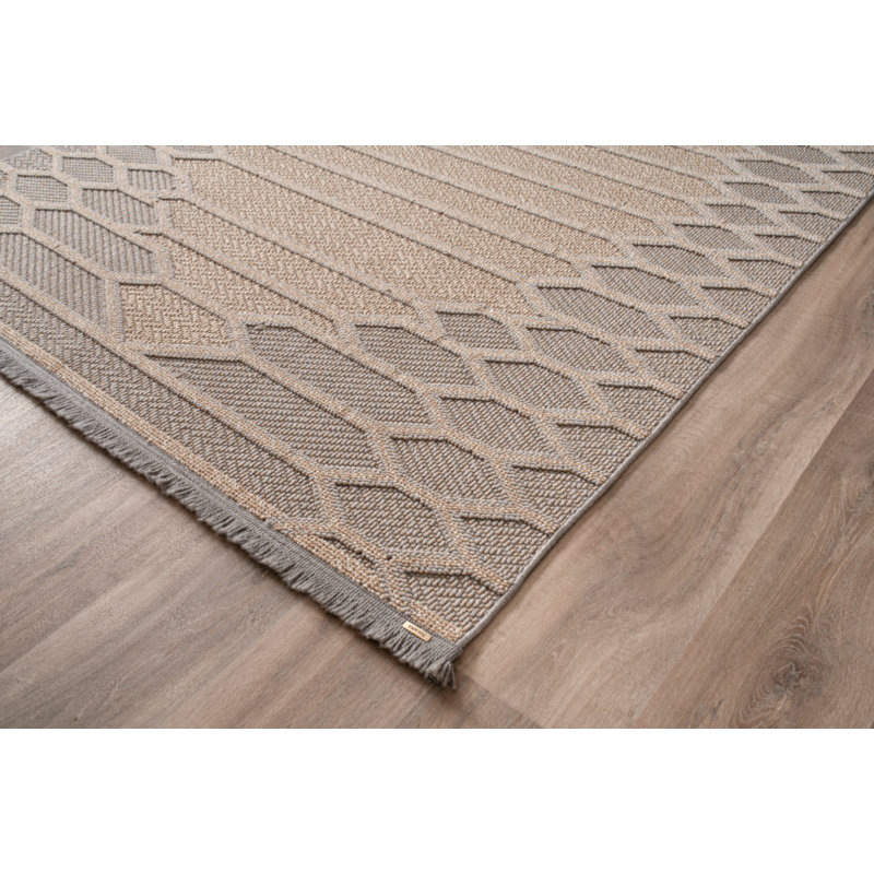 Petroni Cotton Geometric Rug, Runner 2'8" x 7'3"