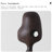 Brown Free Form Solid Wood Decorative Object