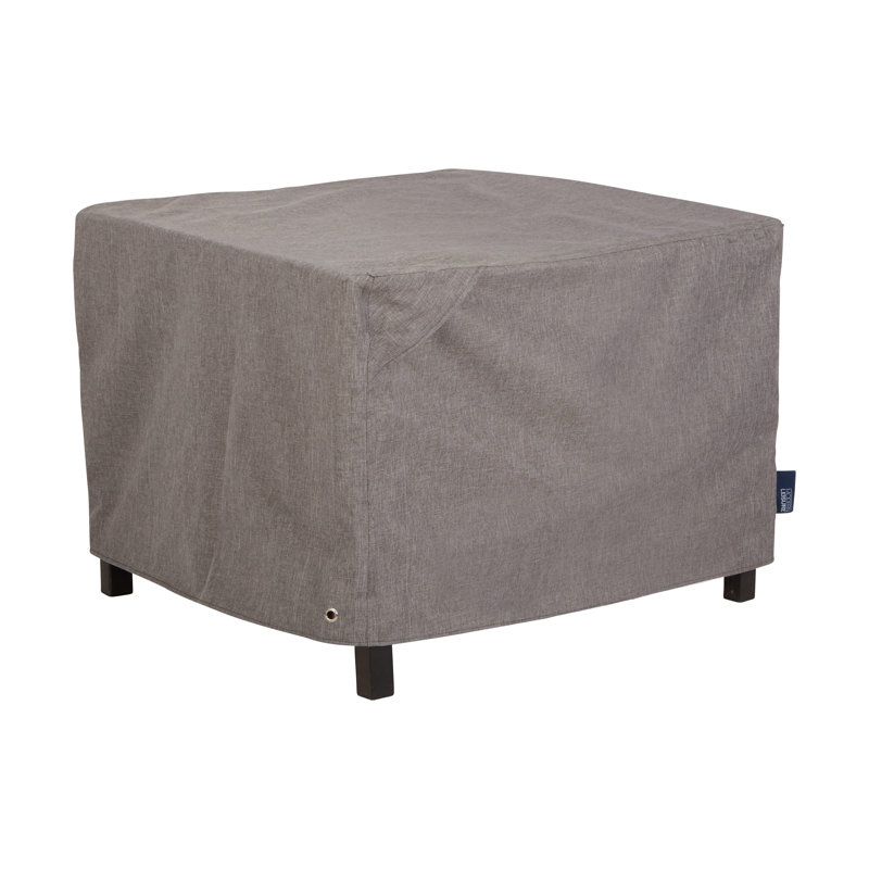 Housse pour table d'extérieur Modern Leisure Garrison Square, imperméable, carrée 42 po x H 22 po, granit