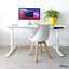 Bureau à une place - bambou / 47,2 po x 29,5 po / noir-1731517630