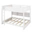 Lit superposé grand en bois avec armoires de rangement et ports USB-510316244