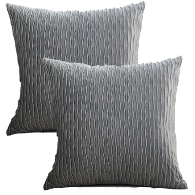 Velvet wave I Square Velvet Pillow Cover