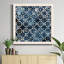 Toile encadrée de qualité supérieure Tile-Dye III - prête à être accrochée-2118892725-2118892732