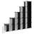 vidaXL Storage Cube Organizer with Cubes Stackable Organizer Modular Shelf PP