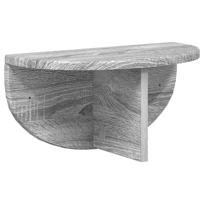 Floating Shelf, 19cm H x 38cm W x 19cm D, Grey Sonoma