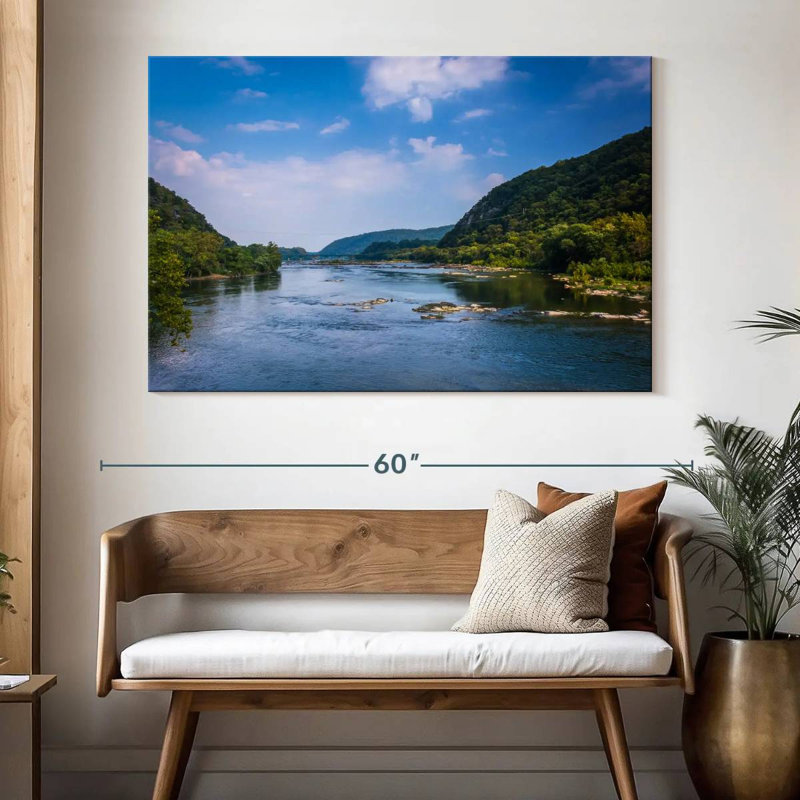 Vue dégagée de la rivière Alomac Potomac, H 34 po x l 51 po