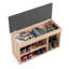 5 Pair Stackable Shoe Storage Bench