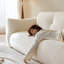 Coussin de canapé modulaire en chenille blanc Fourseat-1367740200-1367740119