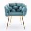Ensemble de 2 fauteuils de luxe et de loisirs simples et simples en velours pour la chambre à coucher paresseux pour la maison-1418614074