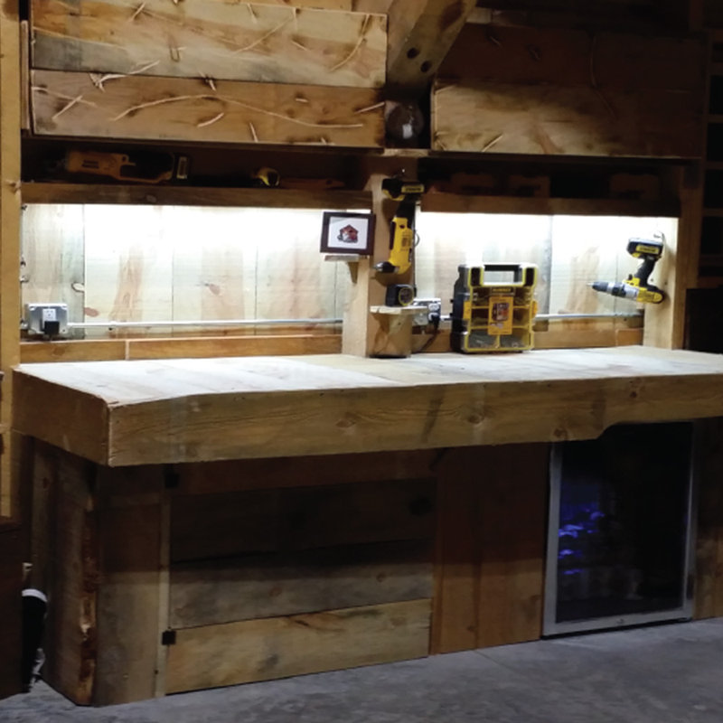 LED 22'' Under Cabinet Linkable Light Bar, Brown/Bronze