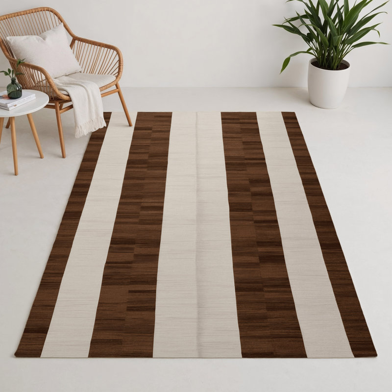 Tapis d'intérieur et d'extérieur à carreaux beige, Rectangulaire 3 pi x 5 pi
