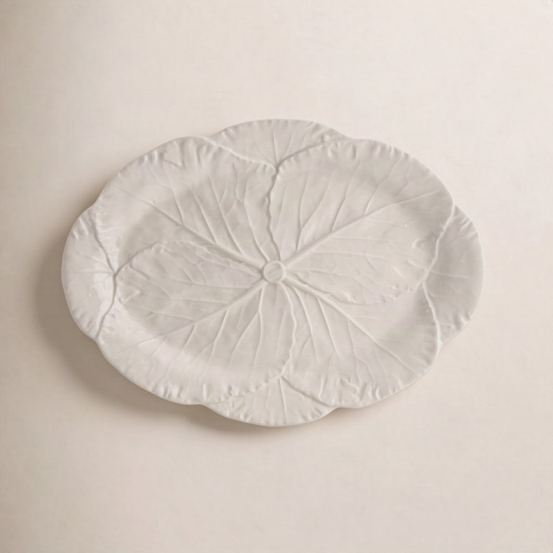Cabbage Novelty Platter, 1.18" H x 16.93" L x 12.6" W