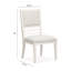 Chaise d'appoint rembourrée