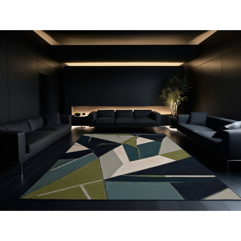 Tapis Nebula Trails, Rectangle de 5 pi x 8 pi