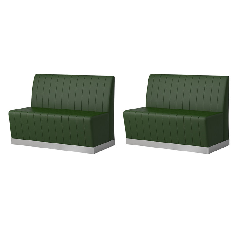 Banc de rangement de style moderne et industriel, Vert