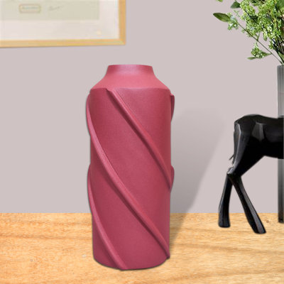 Vase de table en métal Alyiah