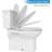 Soft-Close Round Toilet Seat with Removable Training Seat, Quick-Release Hinges for Easy Cleaning, Slow-Close & Non-Slip Design, Easy Installation-120936801
