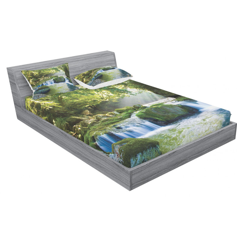 Microfiber Sheet Set, Full Sheet Set with Fitted Sheet