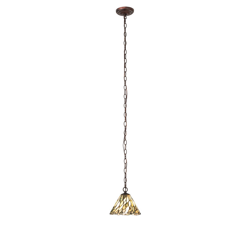 8" Wide Willow Jadestone Mini Pendant